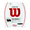 Cordage Wilson Revolve Spin 17 Set Noir 1.25mm/12m 2 Cordage Wilson Revolve Spin 17 Set Noir 1.25mm/12m -Tennis Soldes Boutique WRZ958900 Revolve Spin 17 BL Pkg