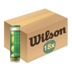 Balles De Tennis Wilson Starter Play Green 4T Jaune (Carton 18x4)