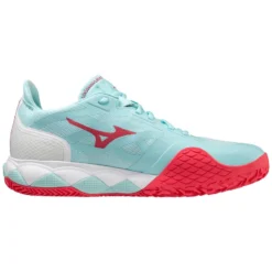Chaussures De Tennis Mizuno Femme Wave Enforce Tour CC Tanager Turquoise Fiery Coral 2 Blanc -Tennis Soldes Boutique sh 61gc230520 03 2000