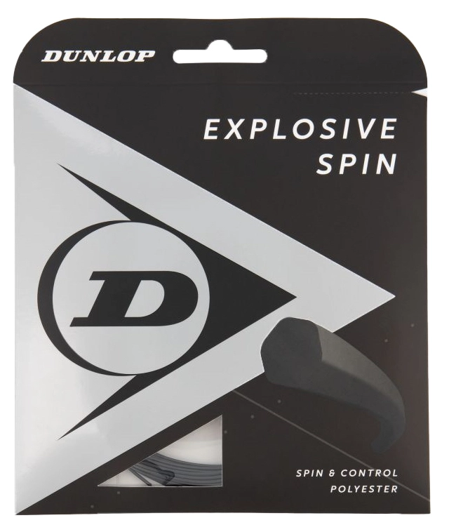 Cordage De Tennis Dunlop Explosive Spin 16G Black 1.30mm/12m 3 Cordage De Tennis Dunlop Explosive Spin 16G Black 1.30mm/12m
