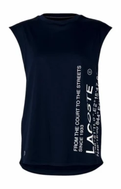 Polo Lacoste Femme TF9182 Bleu Marine