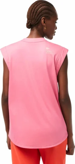 Polo Lacoste Femme TF9182 Rose Reseda -Tennis Soldes Boutique tf9182 002r3 3 no bg